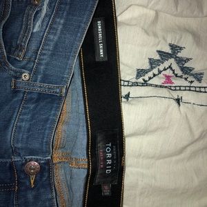 Torrid ripped jeans